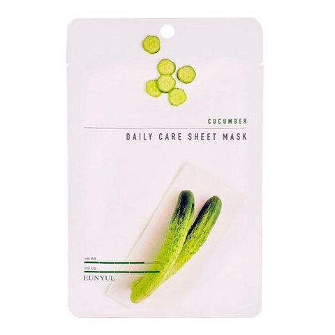 Eunyul Cucumber Daily Care Sheet Mask - Тканевая маска для лица с экстрактом огурца