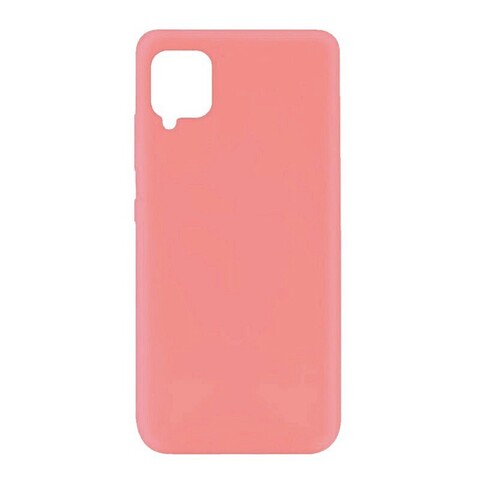 Силиконовый чехол Silicone Cover для Samsung Galaxy A42 (Бледно-розовый)