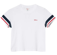 Женская теннисная футболка Wilson Brooklyn Seamless T-Shirt - bright white