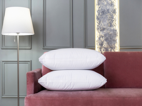 Подушка трехкамерная 3D упругая с бортиком 50х68 German Grass White Familie Down