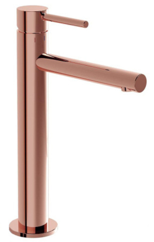 Vitra A4255726 Высокий смеситель Origin для раковины чаши, цвет медный