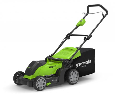 Аккумуляторная газонокосилка Greenworks G40LM41, 40v, 41 см, без АКБ и ЗУ
