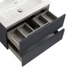 Cezares DUET-N-1200-2C-SO-GR-P DUET-N База под раковину подвесная с двумя выкатными ящиками, Grafito, 1200x457x500