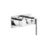Gessi Встраиваемая часть однорычажного смесителя для ванны/душа, цвет Steel brushed 54073#239