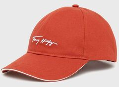 Кепка тенниснаяTommy Hilfiger Iconic Signature Cap Women - cinabar red
