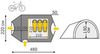 Картинка палатка туристическая Talberg Atol 3  - 3