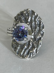 Мальва (кольцо из серебра)