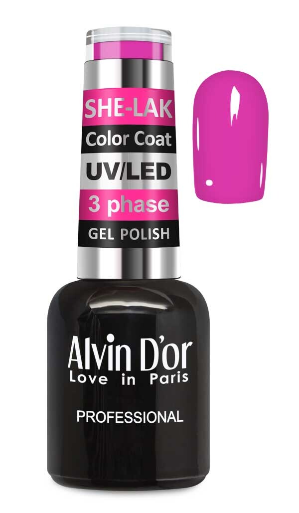 Alvin D`or  ADN-35М Лак SHE-LAK Color Coat  тон  3530   8мл