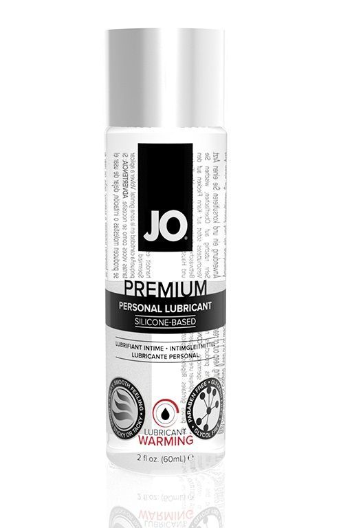 Возбуждающий лубрикант на силиконовой основе JO Personal Premium Lubricant  Warming - 60 мл.