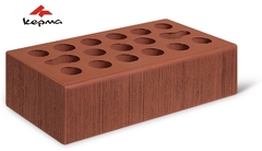 Кирпич Керма гладкий Бордо БАРХАТ 1 НФ