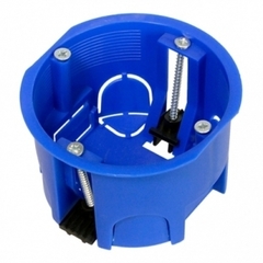 Коробка установочная СП 65х40 для гипсокартона с метал лапками Рувинил 10172