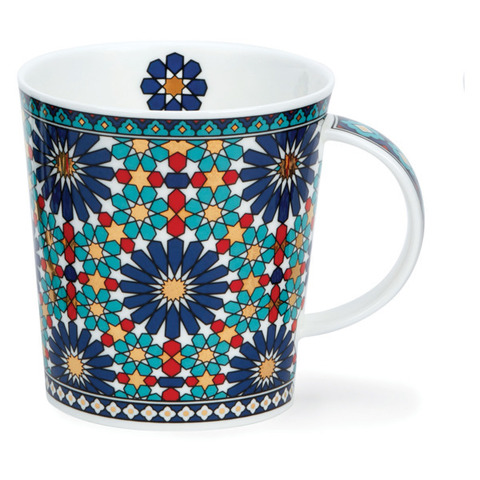 Кружка 320мл Dunoon Мозаика бирюзовая Ломонд