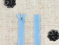 Молния спираль потайная Т3, 20 см, небесный