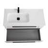 Cezares ECO-CER-N-1000-2C-SO-BL-R ECO-CER-N База под раковину подвесная с двумя выкатными ящиками, правосторонняя, Bianco Lucido, 1000x457x500, ECO-CER-N-1000-2C-SO-BL-R