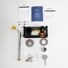 Cezares LEAF-BLI2-20-L-01-W0 LEAF-BLI2-20-L-01-W0 Смеситель для раковины встраиваемый однорычажный, на два отверстия, длина излива 20 см, исполнение Хром
