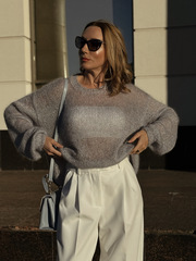 Мастер-класс по вязанию спицами джемпера 