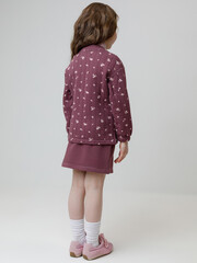 юбка  для девочки  КР 7149/бордовый 1411 к651