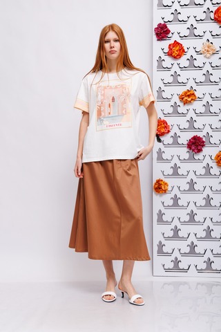 IVI Футболка хлопковая с риадом