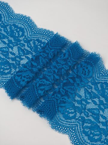 Кружево шантильи эластичное аква ширина 21 см