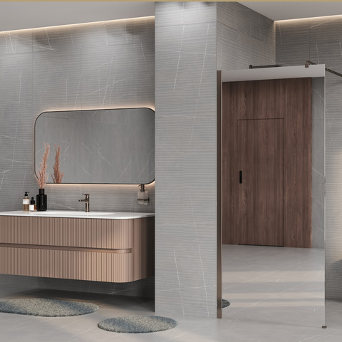 WasserKRAFT Rur 30W39BN-MR Душевое ограждение