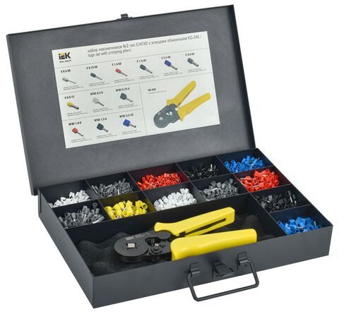 Набор наконечников №2 тип НШВИ/НШВИ(2) с клещ. КО-04 IEK