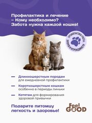 FeelGOOD мальт-паста для вывода шерсти со вкусом говядины для котят и хорьков 40 мл