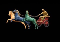 Силиконовый молд № 0205 Колесница большая