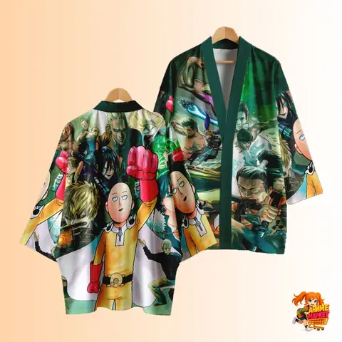 Рубашка хаори японская Ванпанчмэн