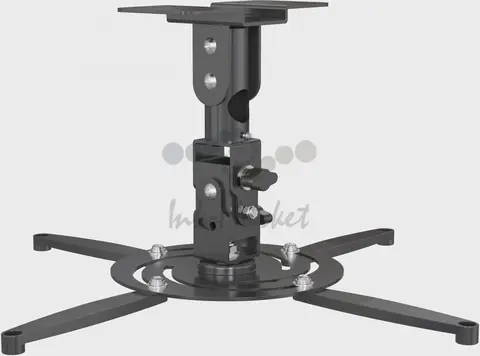 Кронштейн для проектора Cactus CS-VM-PR04-BK черный макс.10кг потолочный поворот и наклон
