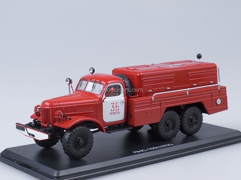 ZIL-157K Fire Truck and GAZ-51 Bus 1/43 Scale Collectible Diecast Model Cars 