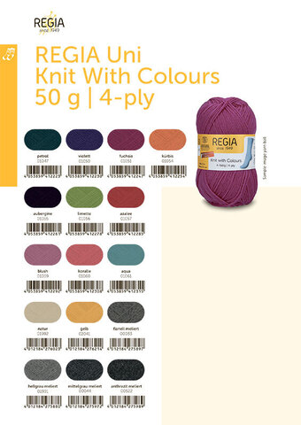 Regia Uni Knit With Colors 522