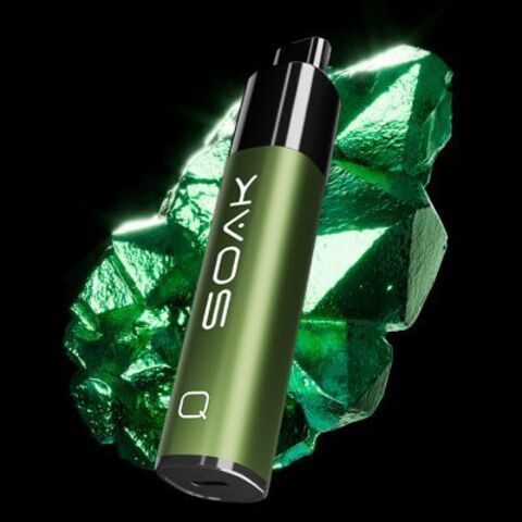 SOAK Q POD Изумрудный зеленый (Emerald Green) - 1500 затяжек