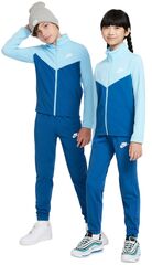 Детский теннисный костюм Nike Kids Sportswear Tracksuit - aquarius blue/court blue/white