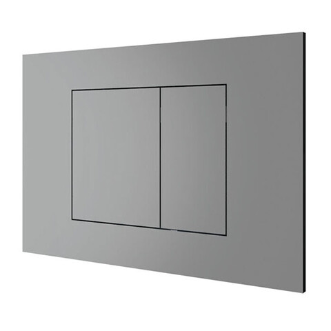Almar E330001.BS WC PLATE Клавиша смыва, совместима с моделями GEBERIT SIGMA 8 / UP720 и SIGMA12 / UP320, а также с моделью TECE BOX-8 Co, цвет Brushed Steel