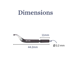 Лезвие для фаскоснимателя d.3,2мм MC-101 HSS Multi-Cutting CP GRATEX 22110