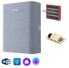 Очиститель воздуха приточный Ballu ONEAIR ASP-100 серый с нагревателем и CO2