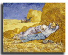 Репродукция "Ван Гог - Полдень: отдых от работы (по Милле)"