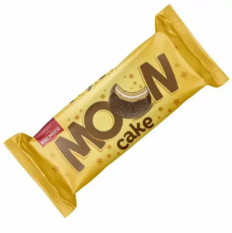 Сендвич глаз. кекс сливочный  с маршмеллоу 200гр  желтый