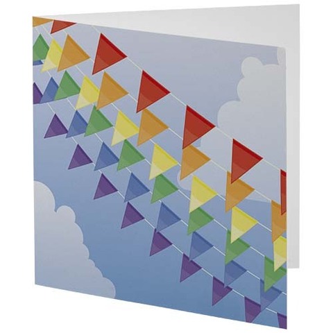 Herald квадратная поздравительная открытка