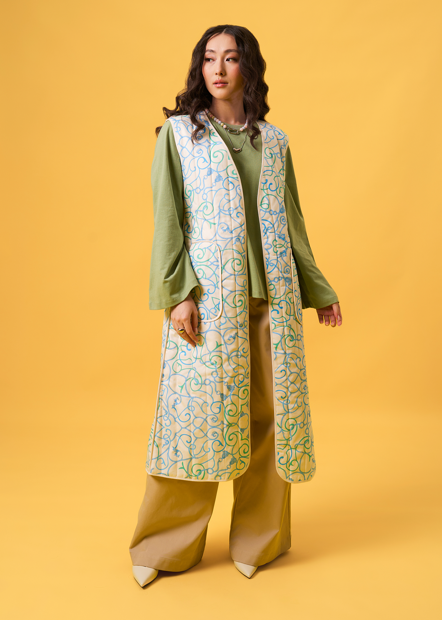 Жилет длинный, М 2478