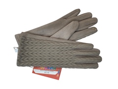 Перчатки. Женские. Сверху болоневые с узором. Ладошка спандекс. Сенсорные. Внутри плюш. 12 шт в упаковке.