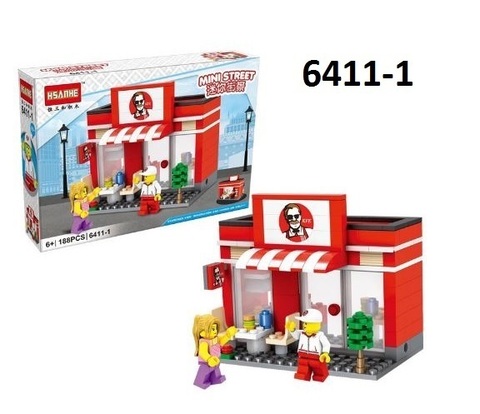 Конструктор Городская улица кафе — Street Mini Constructor