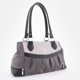 Сумка Саломея 852 мульти итальянский серо-черный