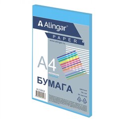 
          Бумага цветная для офиса А4, 50л., Интенсив "Голубой", Alingar, 70г/м2, пленка т/у