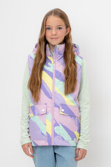 жилет  для девочки  ВК 35017/н/1 ГР (128-152)