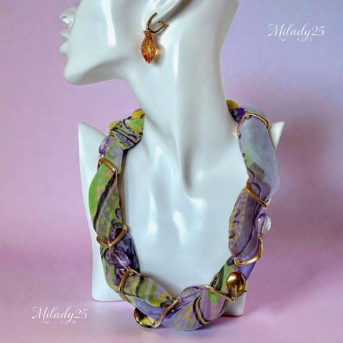 Косынка - ожерелье 002272_51_65