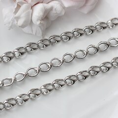 Цепочка 14*9 мм, родий, 50 см, А272