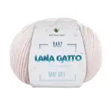 Пряжа Lana Gatto Baby soft 13701 экрю