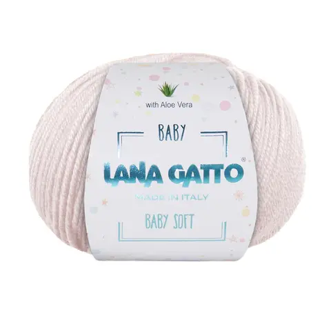 Пряжа Lana Gatto Baby soft 13701 экрю