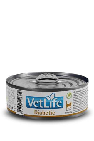 Farmina Vet Life Cat Diabetic консервы для кошек при диабете, 85 г